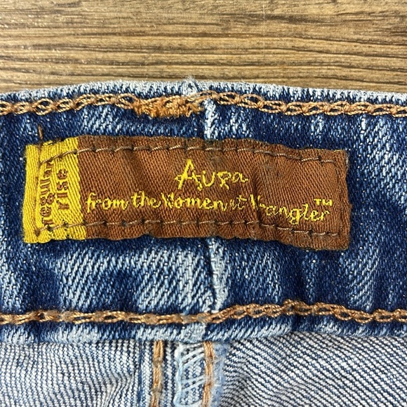 Aura Light Blue Straight Leg Women's Jeans - Picture 3 of 15